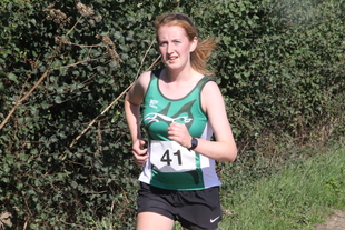 photo of the 1st female Oxfordshire club runner