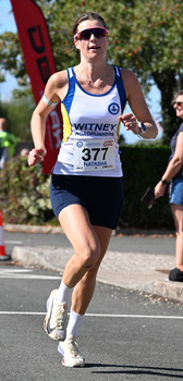 This photo is of Natasha Roebuck. It was taken by Witney Road Runners